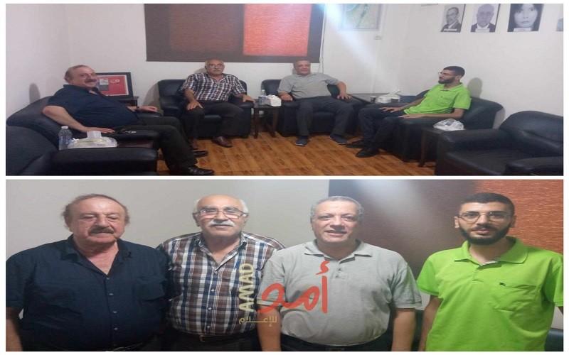 دائرتا شؤون اللاجئين بالديمقراطية والشعبية تعرضان أوضاع الفلسطينيين