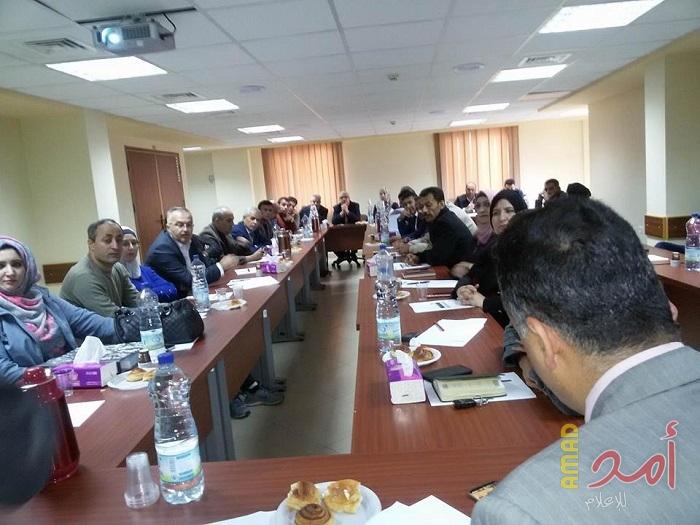 مركز  "شمس"  يعقد لقاءين مع مجلس السلم الأهلي في محافظة الخليل