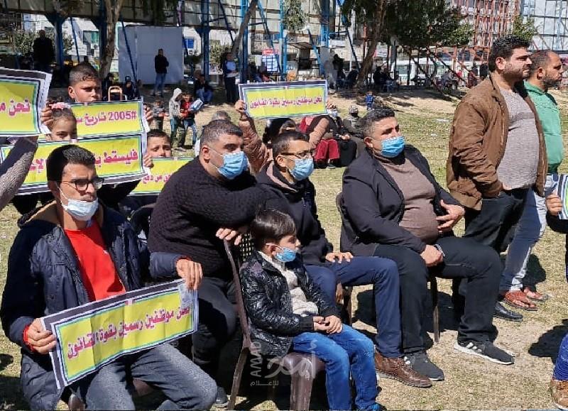 غزة: متقاعدون عسكريون يدعون لحشد صحفي لتغطية إضرابهم للمطالبة بحقوقهم