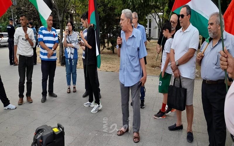 الجالية الفلسطينية تنظم وقفة تضامنية مع غزة في بوخارست