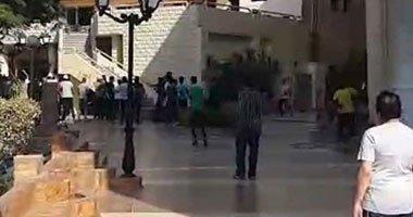 خلال مؤتمر صحفي أمام مقر الحكومة..الوزير أبو شهلا: حل جميع مشاكل "موظفي غزة" خلال فترة قصيرة