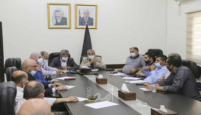 محافظ قلقيلية يلتقي رئيس هيئة مقاومة الجدار والاستيطان