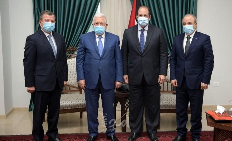 تفاصيل لقاء الرئيس عباس مع رئيسي جهازي المخابرات العامة المصرية والأردنية