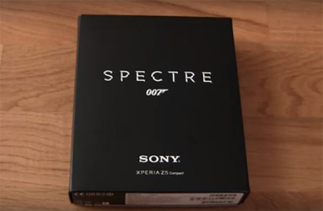 شاهد عملية فتح صندوق هاتف Xperia Z5 Compact نسخة فيلم James Bond Spectre 007