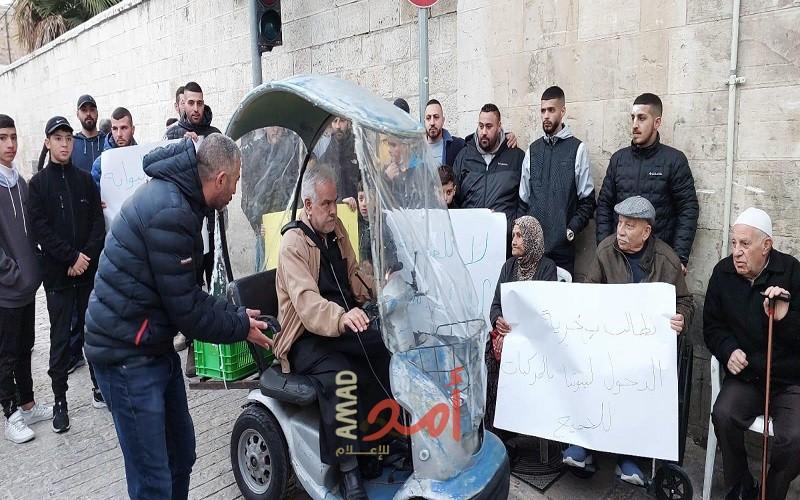 أهالي البلدة القديمة بالقدس يرفضون قرار الاحتلال منعهم من دخول "باب الأسباط" بمركباتهم