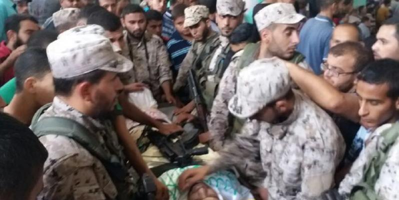 هنية يتقدم جنازة الجعفري وسط غضب شعبي في رفح