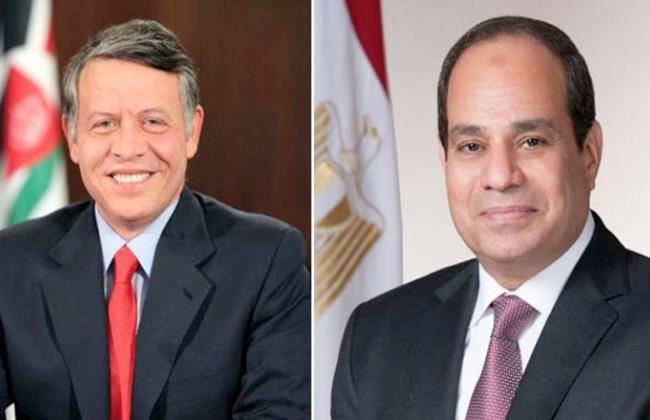 في اتصال هاتفي.. السيسي يبحث مع عاهل الأردن تطورات الأوضاع في الأراضي الفلسطينية