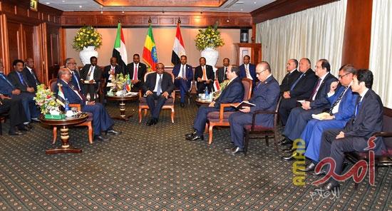 الرئاسة المصرية: مصر وإثيوبيا والسودان يتفقون على تفعيل الصندوق الاستثمارى المشترك