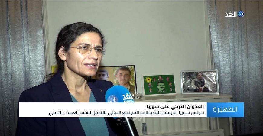 أحمد تطالب الدول العربية بالتدخل السريع ضد العدوان التركي على سوريا
