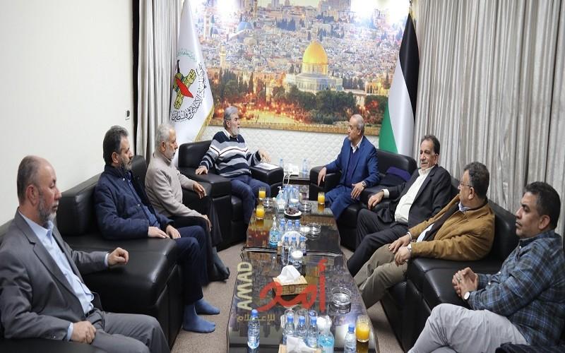 النخالة ونائب الأمين العام للجبهة الشعبيّة يبحثان وحدة المقاومة وتفعيلها بالضفة والقدس