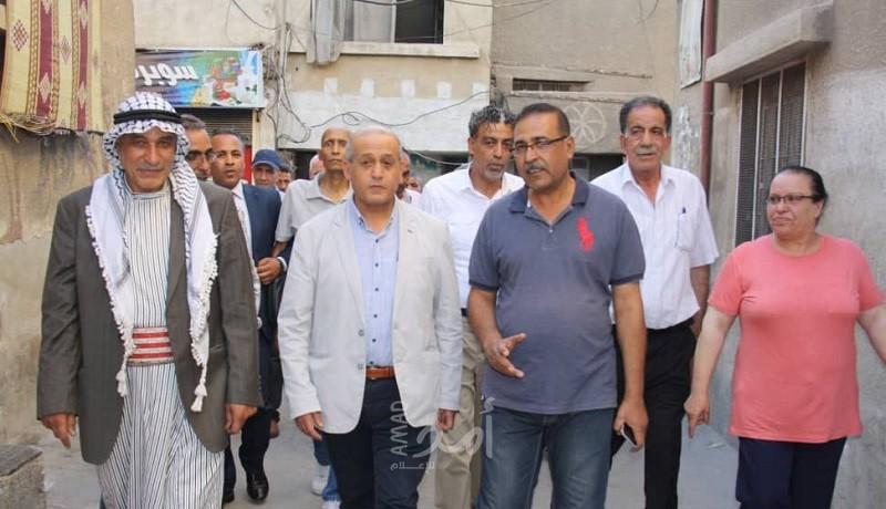 وفد قيادي من الشعبيّة يتقدّمه نائب الأمين العام يزور مخيم جرمانا في سوريا