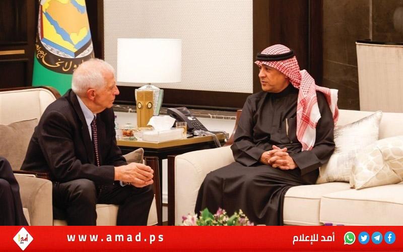 خلال لقاء بوريل..التعاون الخليجي: يجب تضافر الجهود الدولية لوقف حرب غزة