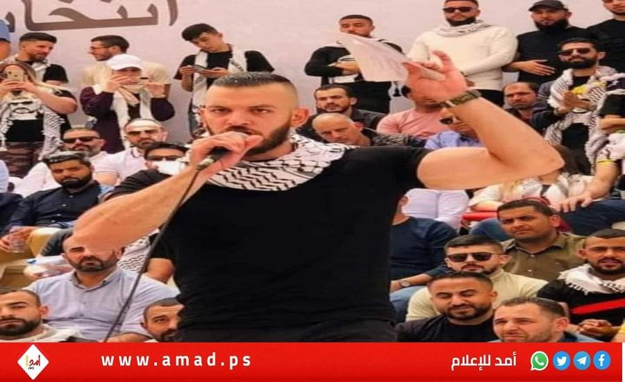 داوود لـ"أمد": موقف الشبيبة واضح "عندما يدخل جيش الاحتلال على خطنا يسقط اختلافنا وخلافنا"