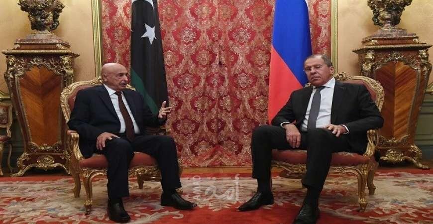 عقيلة صالح  يروي تفاصيل لقاءه وحفتر في موسكو حول ليبيا
