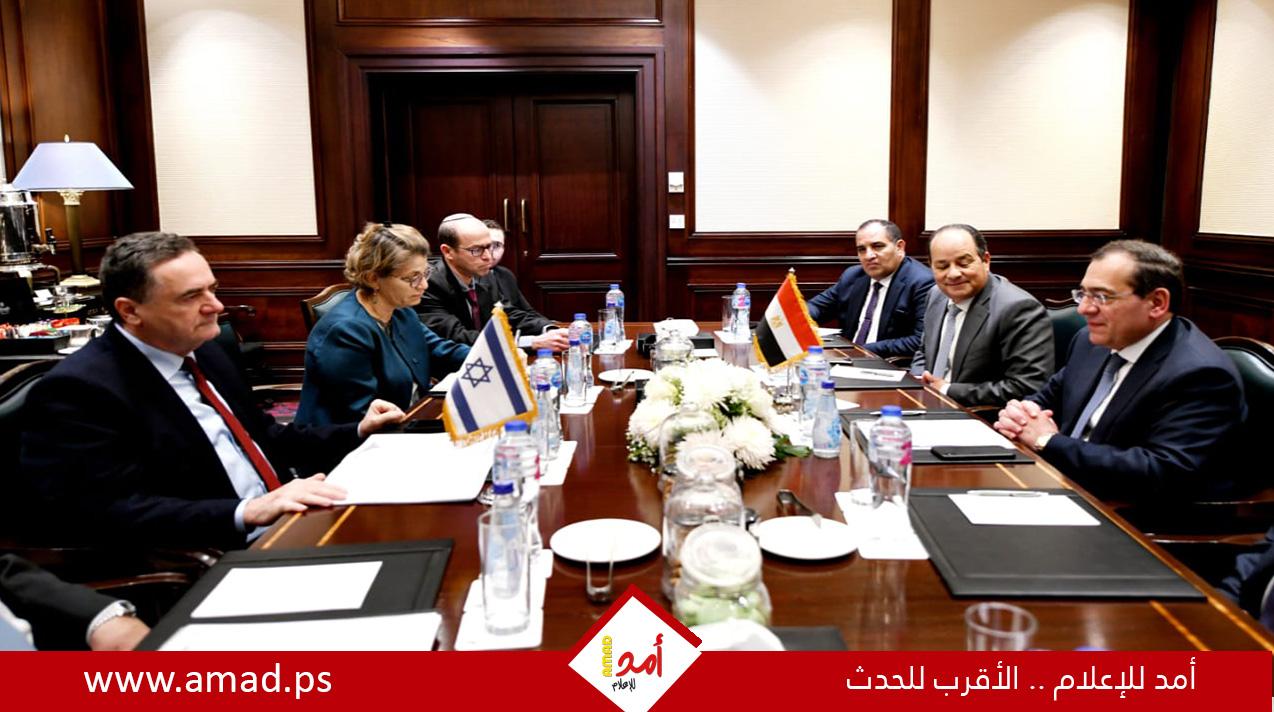 مصر وإسرائيل تبحثان زيادة إمدادات الغاز من منطقة شرق المتوسط