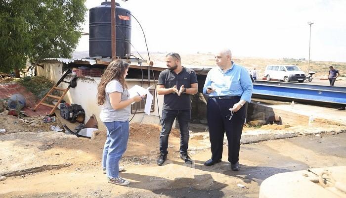 زيارة تفقدية ل‍محطة ترحيل النفايات الصلبة في قلقيلية