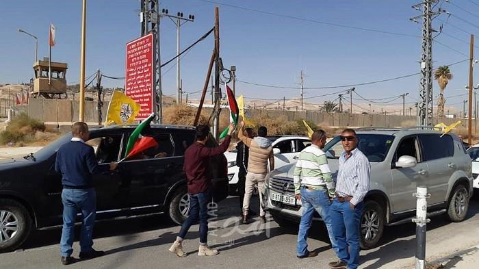 قوات الاحتلال تقمع مسيرة سيارات خرجت استنكاراً لشرعنة الاستيطان في أريحا