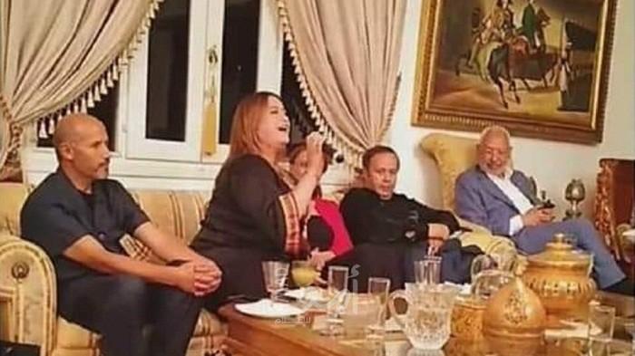 غضب أنصار  "الغنوشي" بعد ظهوره في حفلة غنائية بتونس - فيديو وصور