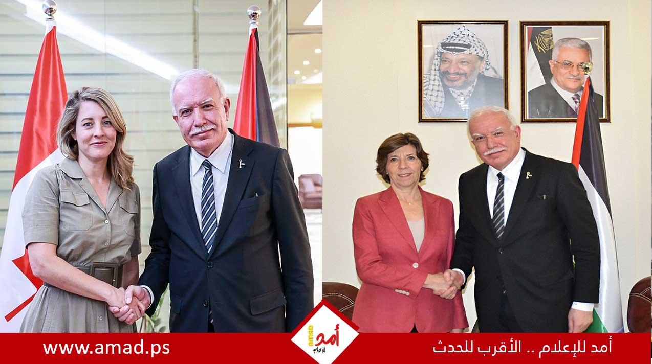 المالكي يستقبل نظيرته الكندية ورئيسة مجموعة المراجعة المستقلة لتقييم الاونروا