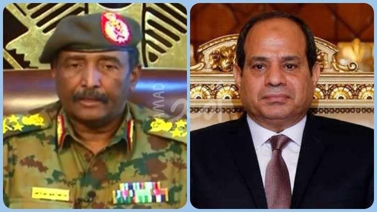 السيسي خلال اتصال مع البرهان يؤكد مساندة مصر لخيار الشعب السوداني في صياغة مستقبله