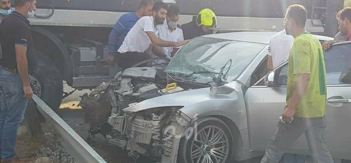 حادث سير في مستوطنة كريات أربع بالخليل