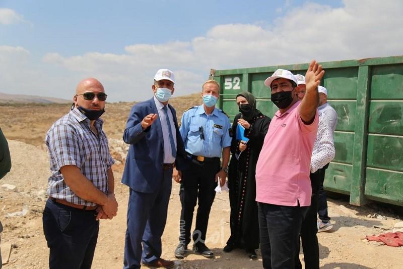 المطور يطلع مستشار التحقيقات البيئية في بعثة الشرطة الأوروبية على الواقع البيئي في رام الله