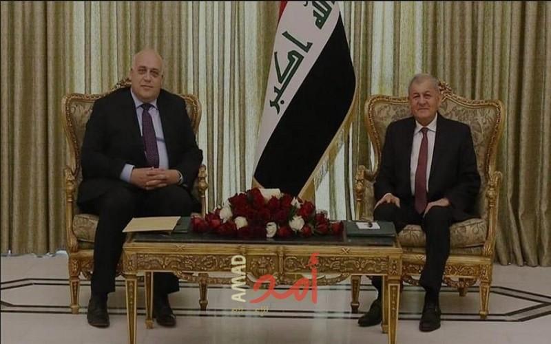 فلسطين والعراق يؤكدان على ضرورة تنسيق المواقف لإرساء الأمن في المنطقة