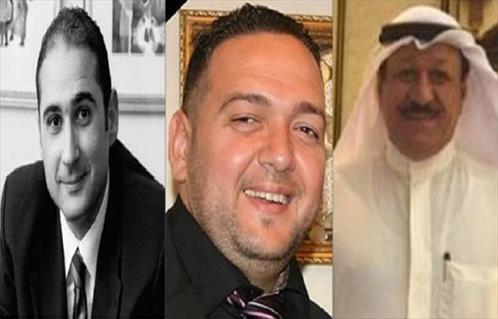 الكويتي عبد المحسن محمد و الجزائري فيصل بطيش و الفلسطيني غسان أبو لبن