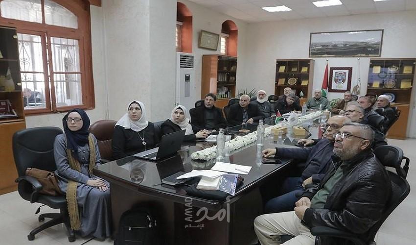 بلدية غزة تناقش مع لجان الأحياء إطلاق مبادرة الحي المثالي