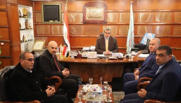 سعفان لوفد نقابة البتروكيماويات والغاز فى غزة: القضية الفلسطينية جوهر اهتمامات مصر
