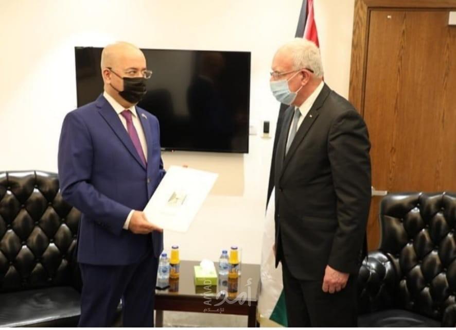 عمان: المالكي يستقبل سفير الفلبين غير المقيم المعتمد لدى فلسطين