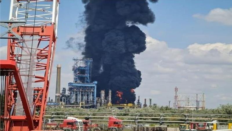 انفجار أكبر مصفاة نفط في رومانيا