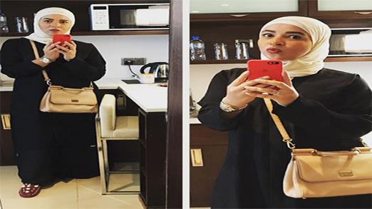 إيمي سمير غانم تثير بلبلة بسبب صورها بالعباءة والحجاب!