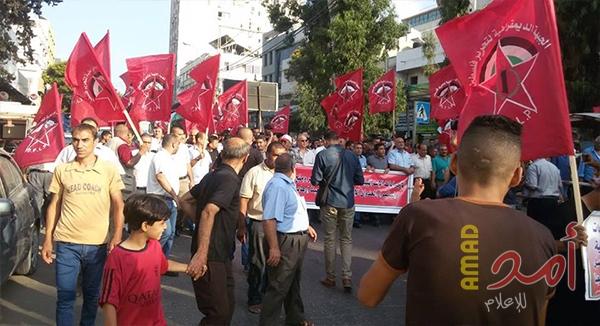 الديمقراطية تدعو لاحترام الأهداف التي من أجلها استشهد القسام وزملاءه والشهداء الفلسطينيين