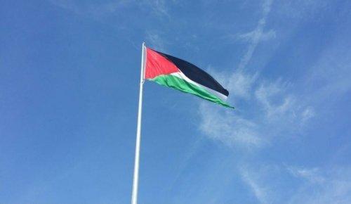 رفع العلم الفلسطيني على مجلس دبلن الايرلندي