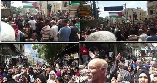 بالفيديو.. مسيرات غاضبة في مخيمات اللآجئين الفلسطينيين في لبنان رفضاً لقرار وزير العمل