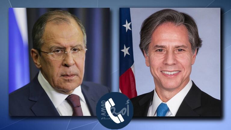 لافروف وبلينكن يبحثان استعداد روسيا لتطبيع العلاقات مع الولايات المتحدة