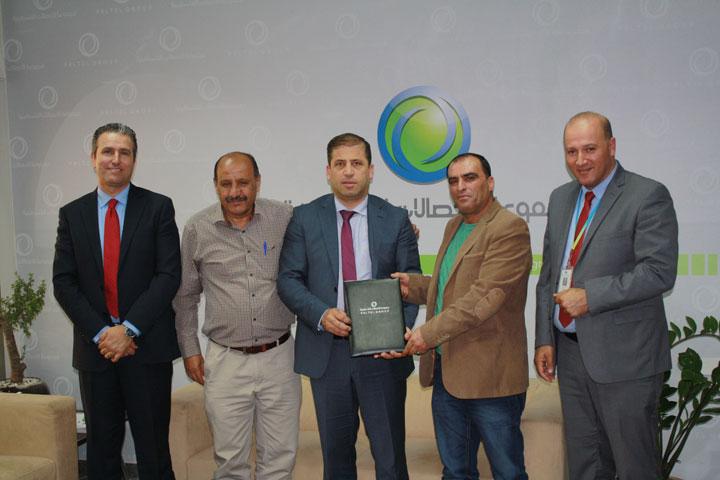 مجموعة الاتصالات الفلسطينية تدعم تشطيب القاعات الخدماتية التابعة للجنة الشعبية لخدمات مخيم الجلزون