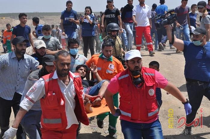 إصابة مزارع بانفجار جسم مشبوه شرق البريج