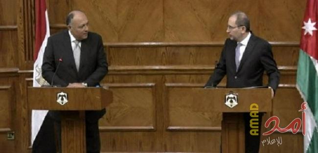 شكري والصفدي يبحثان الأوضاع في لبنان وسوريا وفلسطين
