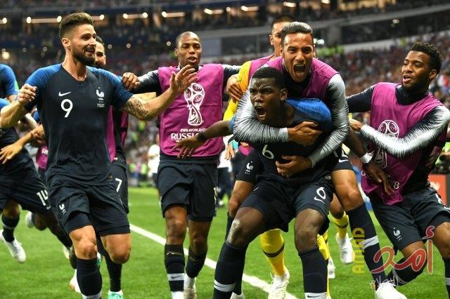 فرنسا بطل كأس العالم في نسخته الروسية