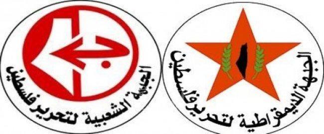 الجبهتان تطالبان بترتيب البيت الفلسطيني لمواجهة التحديات التي تواجه الشعب الفلسطيني