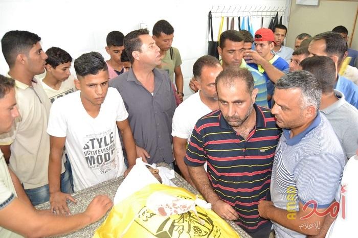 بالصور.. تشييع جثمان الشهيد "غازي أبو مصطفى" في خانيونس
