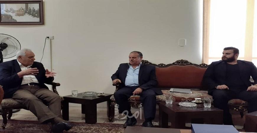 وفد من حزب الشعب يزور  مقر الاتحاد الدولي لنقابات العمال العرب