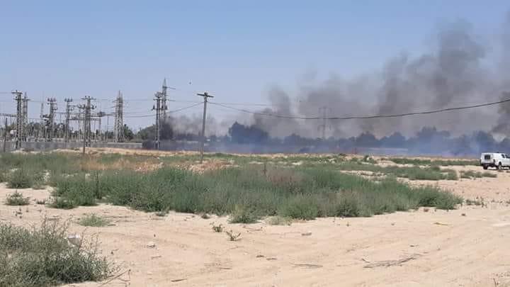 5 حرائق داخل السياج الفاصل شرق قطاع غزة بفعل طائرات ورقية حارقة