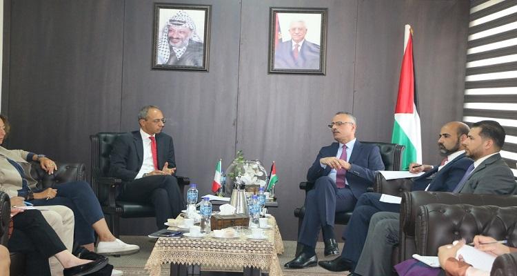 أبو دياك يبحث مع القنصل الايطالي التعاون المشترك