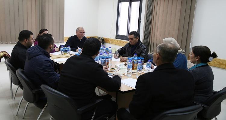 توزيع المراكز الإدارية لمجلس إدارة الاتحاد الفلسطيني للرياضة الجامعية