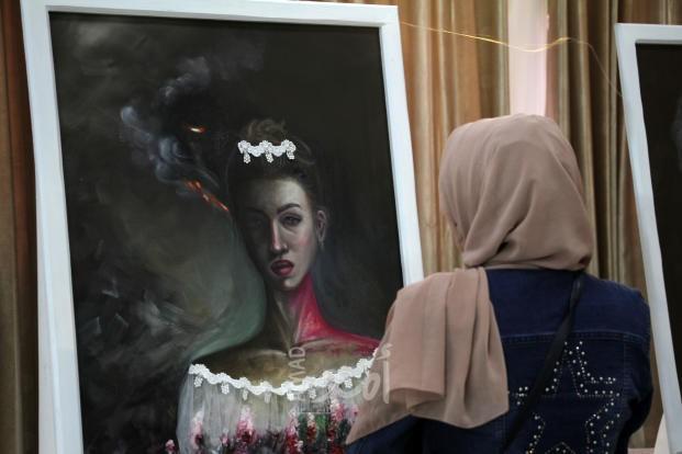 شيزوفرينيا غزة.. معرض فنّي لمناهضة العنف ضدّ النساء- صور