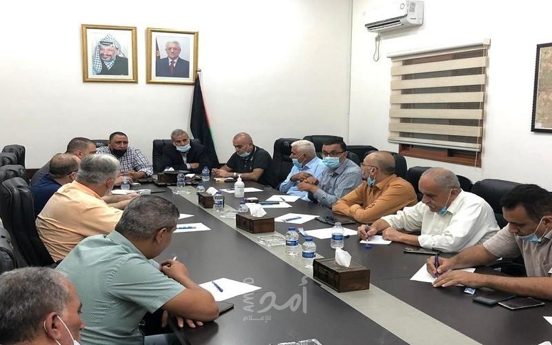 قلقيلية: اجتماع اللجنة الطبية المساندة لمواجهة تفشي "كورونا"