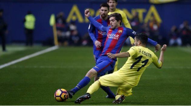 بالفيديو -  ميسي ينقذ برشلونة من السقوط الثاني في العام الجديد